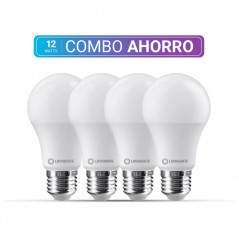 Combo ahorro LEDVANCE 4 lámparas led 12W