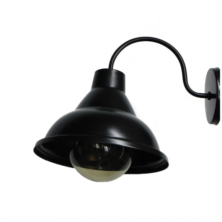 Aplique CIVAL VALLE para 1 luz E27 escalonado negro