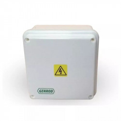 Caja de pase SISTELECTRIC pvc exterior IP65 11.5x11.5x6,5cm con tapa blanca