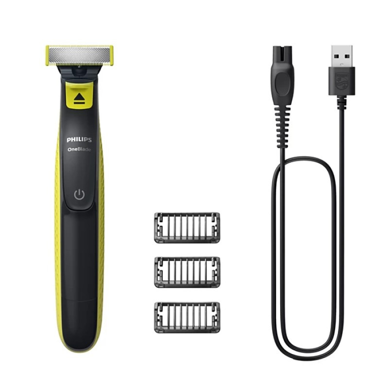 Afeitadora para rostro PHILIPS QP2724 OneBlade inalámbrica recargable USB