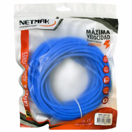 Cable UTP NETMAK NM-C04 CAT5 10 metros