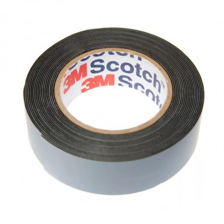 Cinta autosoldable 3M SCOTCH43 goma 19mm por 5 metros negro