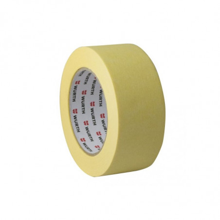 Cinta de papel WURTH 48mm por 50 metros amarillo uso general