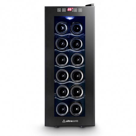 Cava ULTRACOMB CV-6012 termoeléctrica 12 botellas 70W negro