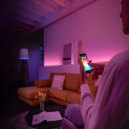 Lámpara led PHILIPS SMART 240v 60w E27 RGB wifi bluetooth