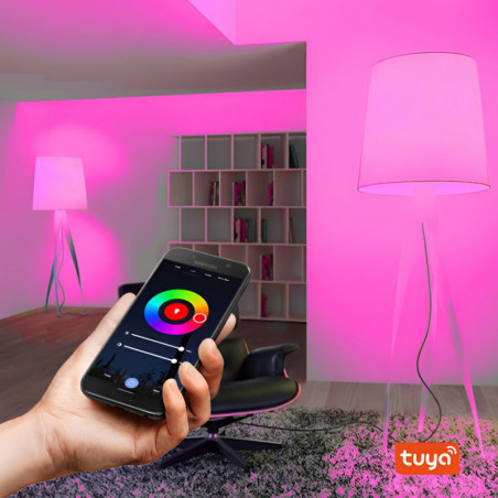 Lámpara led TBCin bulbo E27 Smart wifi 10W RGB