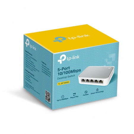 Switch TP-LINK TL-SF1005D 5 puertos 10/100Mbps