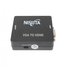 Conversor VGA a HDMI NISUTA NSCOVGHD3 con audio Reacondicionado