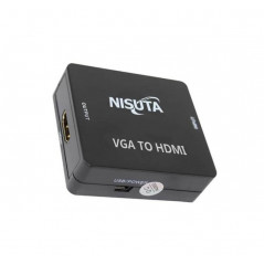 Conversor VGA a HDMI NISUTA NSCOVGHD3 con audio Reacondicionado