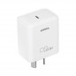 Cargador viajero SOUL CVQ-PD20W carga rápida 20W USB C sin cable blanco