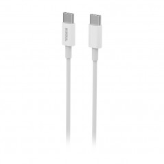 Cargador viajero SOUL CVQ-PD20WC carga rápida 20W USB C con cable blanco