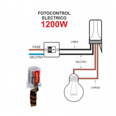 Fotocélula EXULTT 1200W 220V