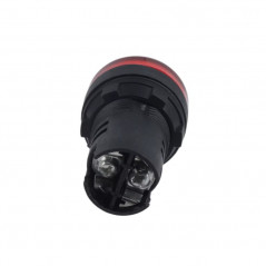 Piloto luminoso CNC AD22-22DS led 24V plastico rojo