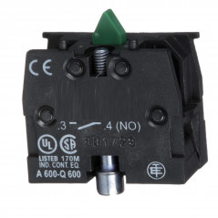 Contacto auxiliar CNC LAY5-BE101 1NO 10A 400V verde