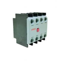 Contactor auxiliar STECK SF40 frontal 4NA para SK1-SD2