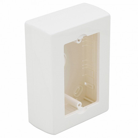 Caja rectangular DEXSON sobreponer 10x5cm blanco