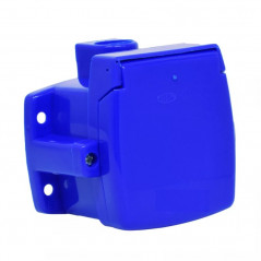 Caja capsulada EXULTT exterior 2 puntos azul