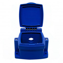 Caja capsulada EXULTT vacia exterior 32A azul