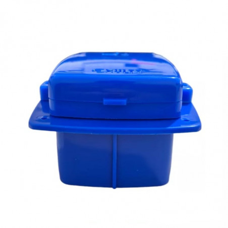 Caja capsulada EXULTT embutir vacia 32A azul