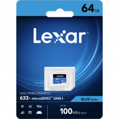 Memoria Micro SD LEXAR 633X BLUE SERIES 32GB