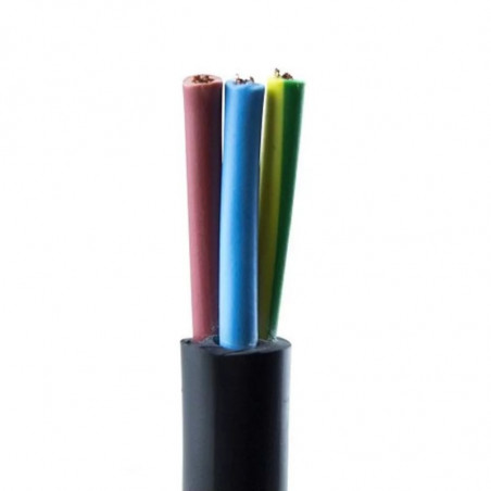 Cable vaina redonda PRYSMIAN 3x4mm2 por metro IRAM NM 247-5