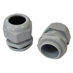 Prensacaño PERCAN PLAST 25mm IP65 nylon gris