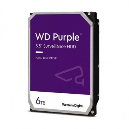 Disco rígido HDD WESTERN DIGITAL PURPLE 6TB SATA 3.5''