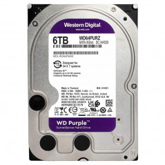 Disco rígido HDD WESTERN DIGITAL PURPLE 6TB SATA 3.5''