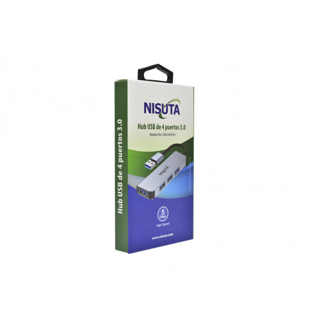 Hub USB 3.0 NISUTA NSUH045A 4 Puertos