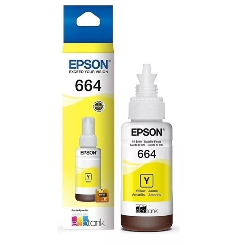 Botella de tinta EPSON T664 Amarillo original 70ml