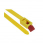 Precinto HELLERMANN TYTON recuperable 750x13mm 210mm 90kgf amarillo