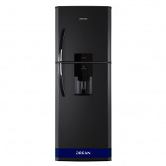 Heladera DREAN HDR400F41N ciclica 396 Litros negra con dispenser de agua