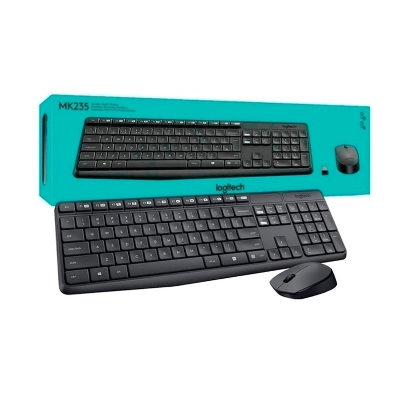 Combo Teclado + Mouse LOGITECH MK235 inalámbrico