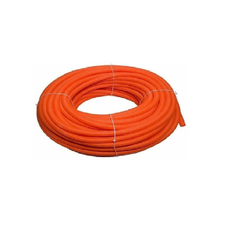 Caño corrugado 16mm 5/8 liviano naranja minorista