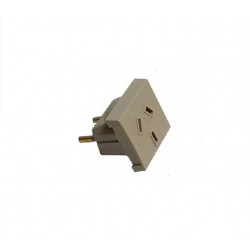 Adaptador KALOP 10A salida perno chato