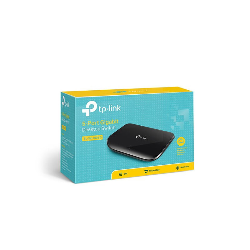 Switch TP-LINK TL-SG1005D 5 puertos 10/100/1000Mbps