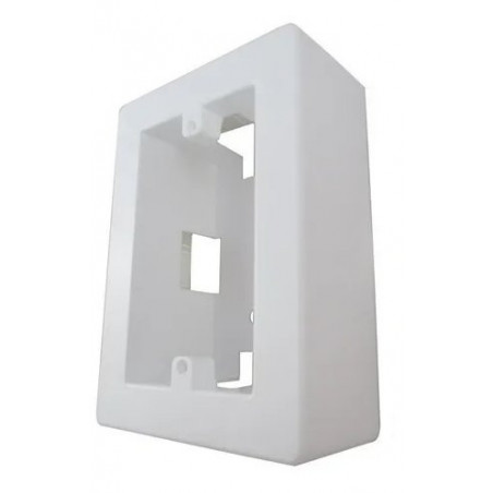 Caja rectangular KALOP superficie baja blanco