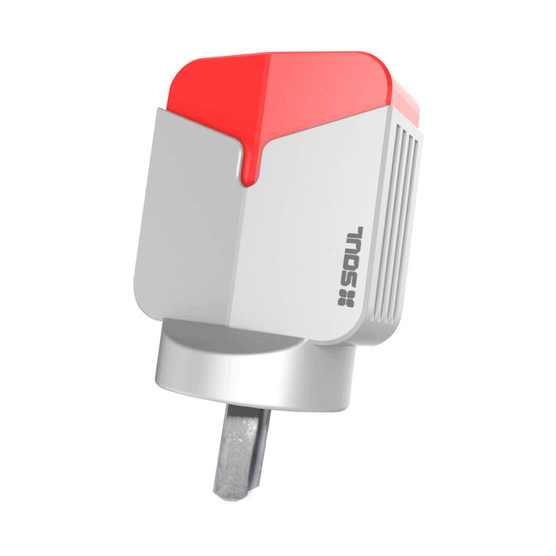 Cargador SOUL FAST CHARGE micro usb 3 puertos usb 3.1A