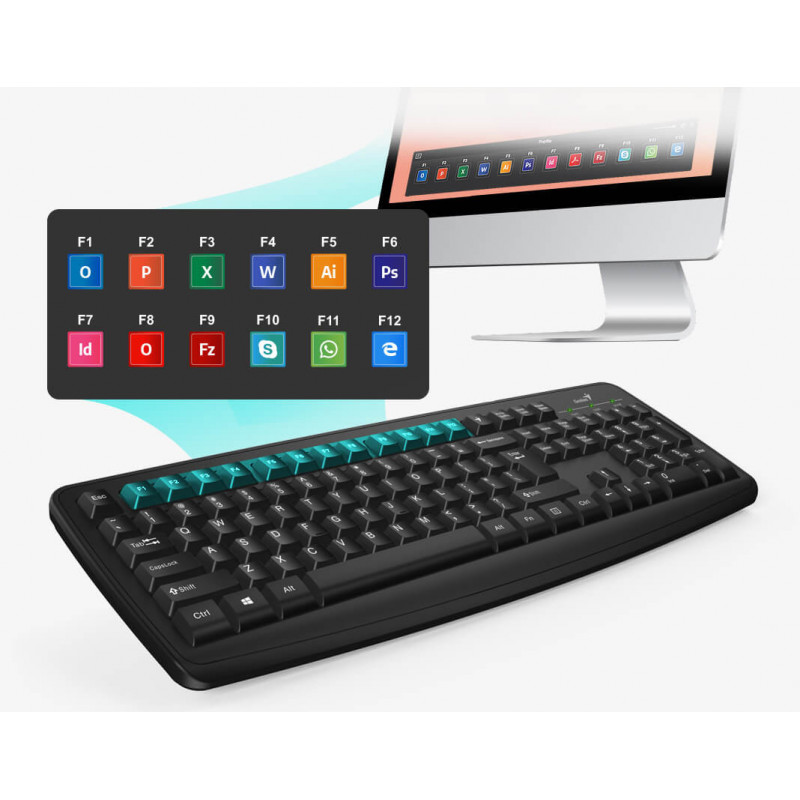 Teclado discount genius 8100