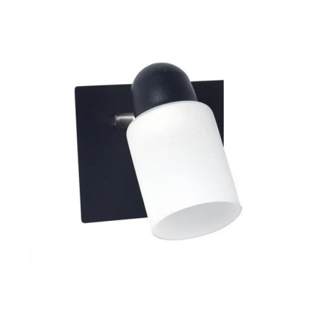 Spot FERROLUX PISA para 1 luz E27 tulipa cilindro negro