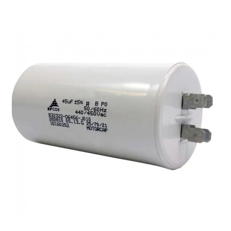 Capacitor para motor 400v 45uf