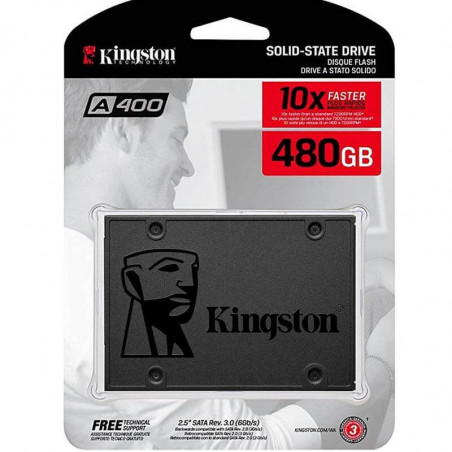 Disco sólido SSD KINGSTON A400 480GB Sata III 2.5''