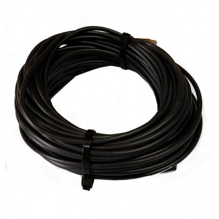 Cable unipolar 1mm2 negro rollo 3 metros