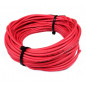 Cable unipolar 1mm2 rojo rollo 3 metros