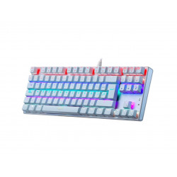 Teclado gamer NISUTA NSKBGZ88W mecánico RGB 88 teclas