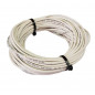 Cable unipolar 1mm2 blanco rollo 5 metros