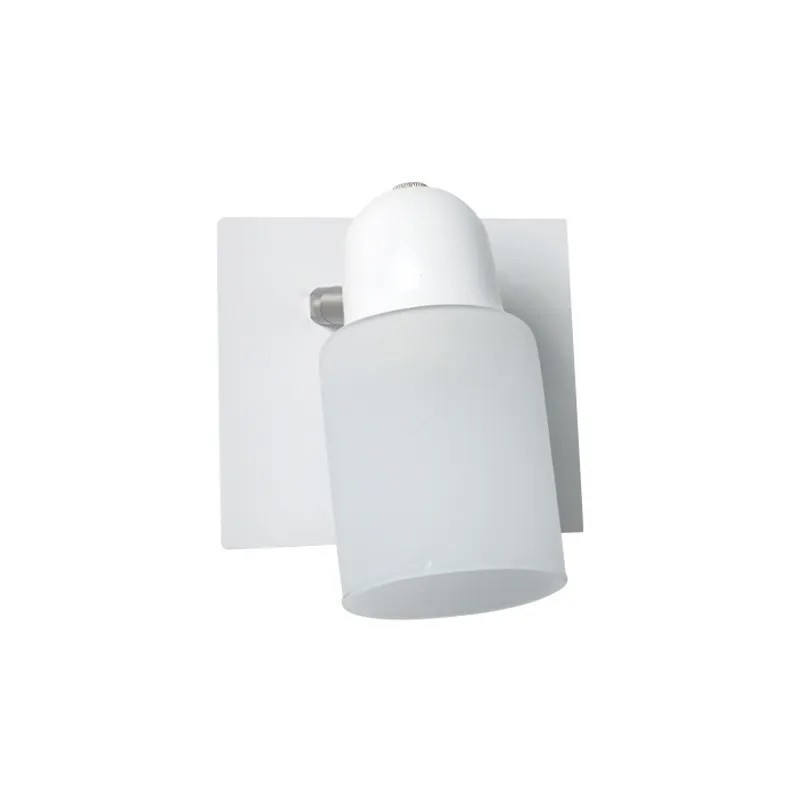 Spot FERROLUX PISA para 1 luz E27 tulipa cilindro blanco