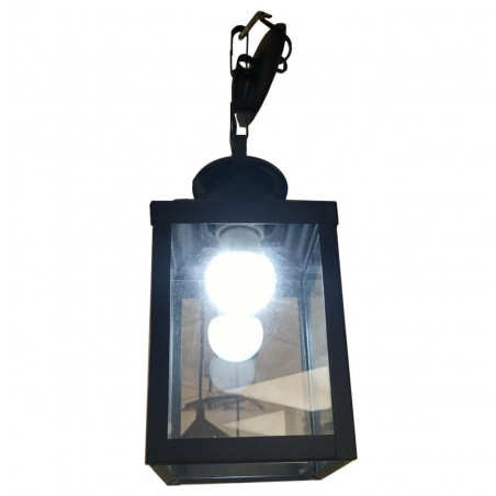 Farol BOALUZ ECO para 1 luz E27 simple de colgar negro