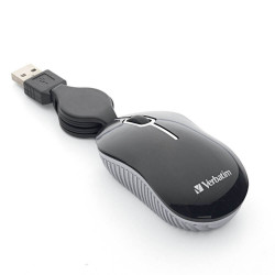 Mini Mouse VERBATIM de Viaje USB Retractil