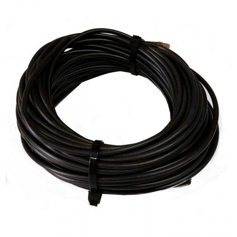 Cable electrico unipolar seccion 2.5 mm exterior 3.6 mm color negro
